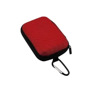 title="caseroxx Blood glucose meter Hard Case suitable for Dexcom G7 in red, diabetic storage case"